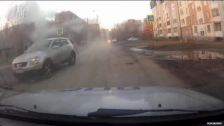 Погоня ДПС за пьяным водителем в Омске