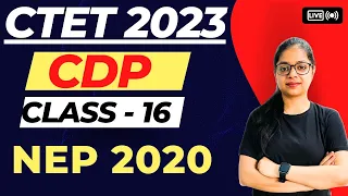 NEP 2020 | National Education Policy | CTET 2023 CDP | CTET CDP Live Classes | By Rupali Ma'am