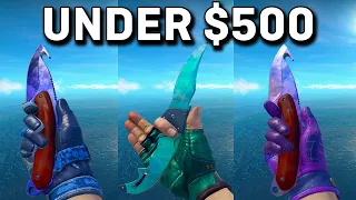 The Most INSANE Glove Knife Combos UNDER $500 in CS2