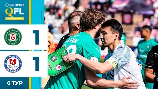 Елімай 1:1 Ордабасы | OLIMPBET QFL Премьер-лига 2024 | 6 тур | Ойынға шолу, 28.04.2024