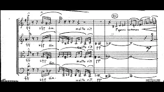 Andrew Imbrie - String Quartet No. 1 (1942) [Score-Video]