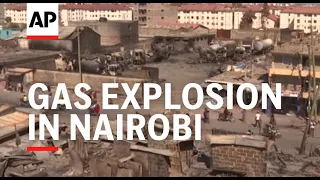 Residents begin clean up, injured receive treatment after gas explosion in Nairobi