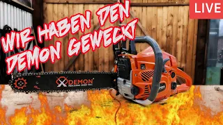 DEMON CHINASÄGE | Unboxing und erster Start! Livestream | Mr. Moto