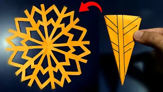 How to Make Paper Snowflakes Easy and Quick - DIY Christmas Paper Snowflakes 2022