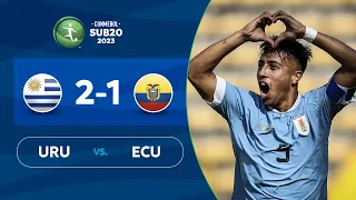 URUGUAY vs ECUADOR [2-1] | RESUMEN | CONMEBOL SUB20 2023