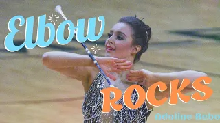 ELBOW ROCKS - Baton Twirling Roll Tutorial -  Adaline Bebo