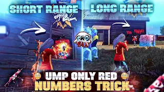 God Level UMP Headshot Trick - Short Range + Long Range 🔥🥵 | UMP headshot Trick In Free Fire