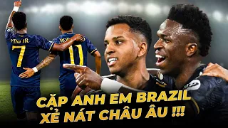 RODRYGO – VINICIUS: CẶP ANH EM BRAZIL XẺ NÁT CHÂU ÂU, SÚNG 2 NÒNG HUYỀN THOẠI CỦA REAL