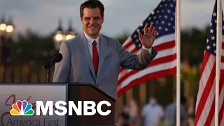 Defiant Gaetz Tells Women's Group He Won't Be Intimidated | The 11th Hour | MSNBC