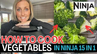 HOW TO Cook Vegetables in NINJA FOODI MAX 15 in 1 | Tender, al dente Vegetables with vibrant colour