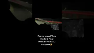 Разгон новой Tesla Model S Plaid #Shorts