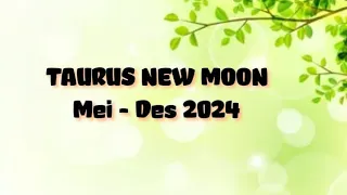 TAURUS NEW MOON Prediction"LEARN TO ASK FOR HELP, IT'S GOOD TO FEEL GOOD" |  Aurelia Tarot