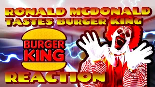 Ronald McDonald Tastes Burger King REACTION - The Horror Squad