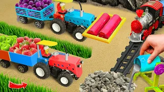 Diy tractor mini Bulldozer to making concrete road | Construction Vehicles, Road Roller