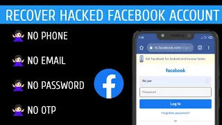 New !! 🔥 Recover Hacked Facebook Account without Email , phone or password { UPDATED METHOD } 2022