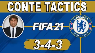 Recreate Antonio Conte's Chelsea Tactics in FIFA 21 | Custom Tactics Explained (3-4-3)