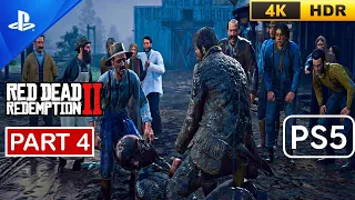 Red Dead Redemption 2 PS5 - Gameplay Walkthrough (60FPS 4K HDR) Part 4 No Commentary