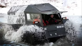 Тестдрайв вездехода SHERP "Там где волки СпАТЬ боятся"