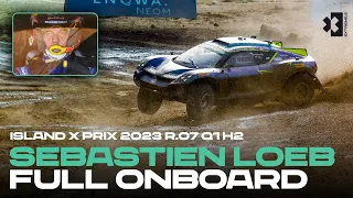 FULL ONBOARD LAP with champion Sebastien Loeb | ABT CUPRA | Island X Prix R.07 Q1 Heat 2 | Extreme E