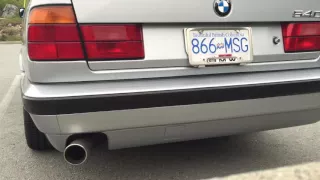 BMW e34 540i V8 Exhaust Muffler Delete