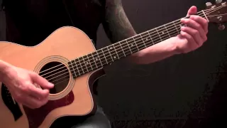 Aaron Lewis - What Hurts The Most (Acoustic Guitar Lesson)