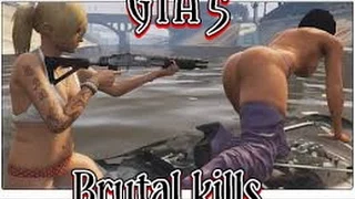 GTA 5 BRUTAL Kill Compilation (Grand Theft Auto V Gameplay funny moments)