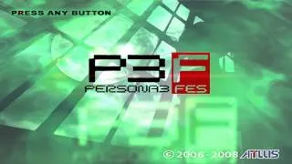 Persona 3 FES Menu