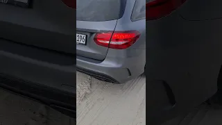 MERCEDES C43 AMG #mercedes #amg #c43 #c43amg #viral #sound #exhaust #loud #db #amgline #matt