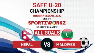 Match-1 | Nepal 4-0 Maldives | All Goals | SAFF U20 Championship 2022 | Sportzworkz