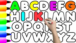 ABC for Kids | ABCD | "Alphabet Art Adventure: A to Z Drawing and Painting Tutorial" | Ks Art