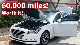 Hyundai Genesis 60,000 Mile Owner Review | ISSUES?