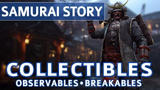 For Honor - All Collectible Locations (Observables & Breakables) - Samurai Campaign