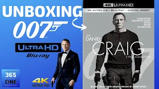 James Bond: The Daniel Craig 5 Film Collection 4k Ultra Hd Blu-ray Unboxing