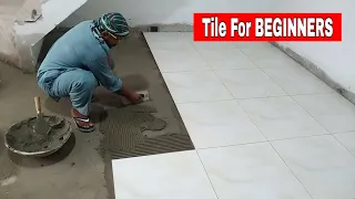 How To Lay Tile A Floor - Techniques Install Ceramic Tiles Bedroom -80×80cm Big Ceramic Tiles
