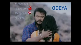 ODEYA kannada film||dboss best love proposal ever💍||kannada love status||love❤||#dboss#darshan😎