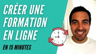 Créer une formation en ligne gratuitement en 15 min