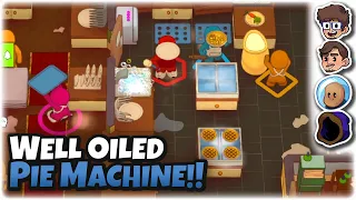 We're a Well Oiled Pie Machine | PlateUp! 4 Player Co-Op | ft. The Wholesomeverse