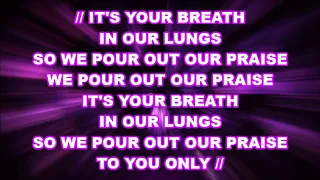 Great Are You Lord - All Sons and Daughters Karaoke