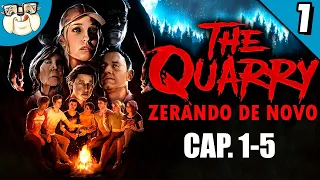 THE QUARRY | 2ª Run | Capítulos 1-5 (gameplay ao vivo em português pt-BR)