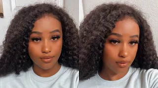How To Do A Natural Looking, NO Leave-out Crochet Curly Hair |  lulutress