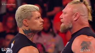 Brock Lesnar brutally attacks Cody Rhodes - WWE RAW 7/31/2023