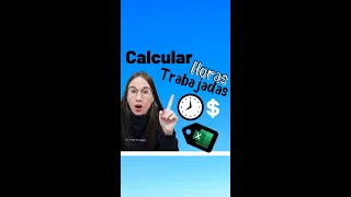 🕜💲 Calcular la cantidad de HORAS TRABAJADAS en #EXCEL.