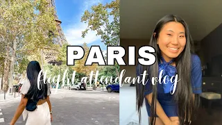 PARIS LAYOVER WITH FRIENDS 🇫🇷 🥐 // international flight attendant vlog