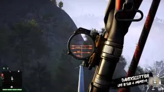 Far Cry 4 - *TWO* Amazing Long Distance Shots With Arrow! Xbox One HD 720P