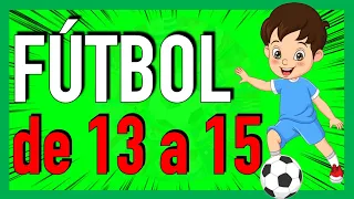 🟢 CÓMO ENSEÑAR FÚTBOL A NIÑOS DE 13 A 15 AÑOS ► Aprende a entrenar infantiles y cadetes