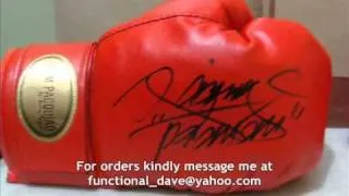 Manny Pacquiao Signed Boxing Gloves On Sale!