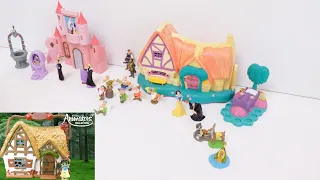 Наша коллекция мини Белоснежка и семь гномов / Дом гномов / Polly Pocket Mattel / Фигурки Белоснежки