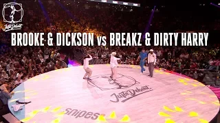 Popping Quarter Final - Juste Debout 2018 - Brooke & Dickson vs Breakz & Dirty Harry