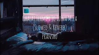 Ghalat Fehmi x Jo Tu na Mila (Slowed & Reverb)Pranshu