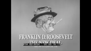 " FRANKLIN D. ROOSEVELT AND THE NEW DEAL "   GREAT DEPRESSION & FDR FIRST TERM  1933-1937 XD19034